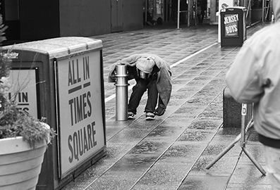 Homeless : Street Life : New York : Personal Photo Projects : Photos : Richard Moore : Photographer